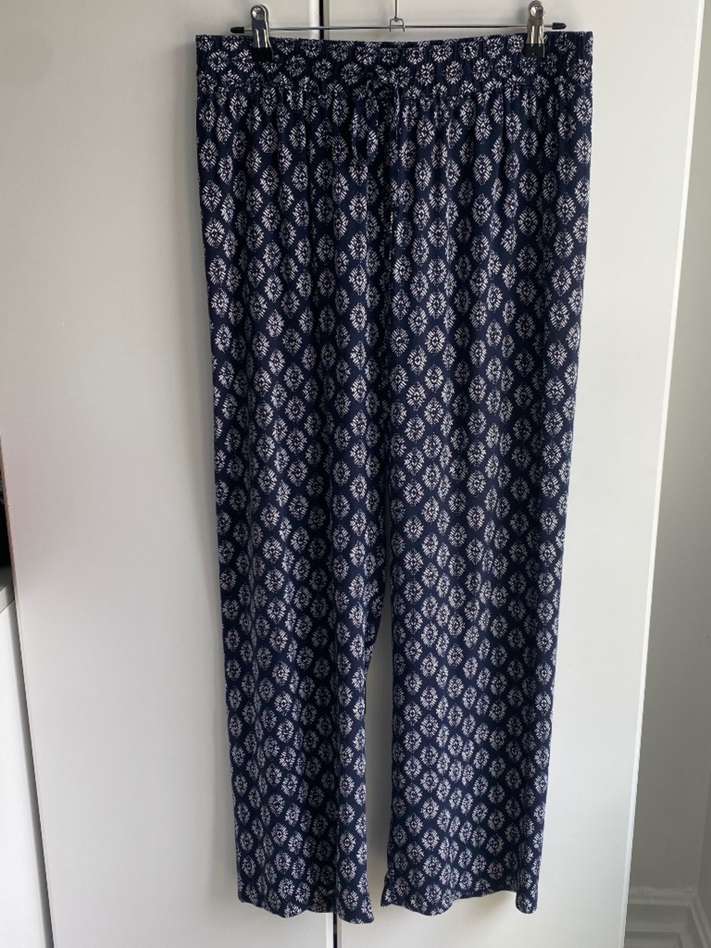 Michael Kors Women Pants Blue and White Size M